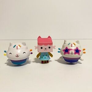 Gabby's Dollhouse Gabby & Friends Figures Cakey Cat Baby Box Cat Action Figure